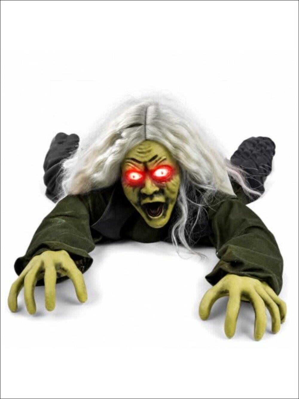 Animated Zombie Groundbreaker Halloween Prop Lighted Eyes Sound